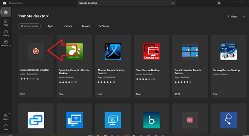 रिमोट डेस्कटॉप एप्लिकेशन्स