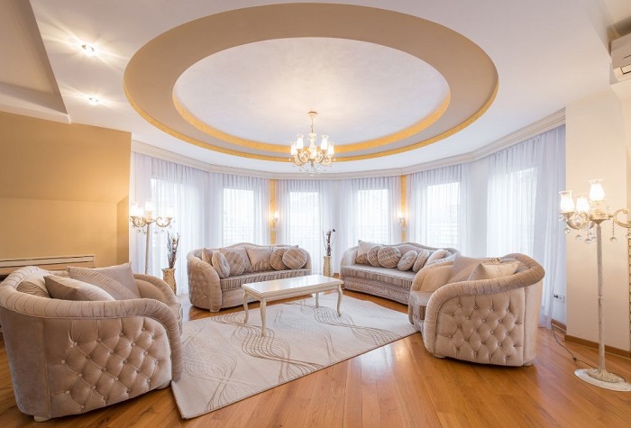 Circular POP Ceiling Design