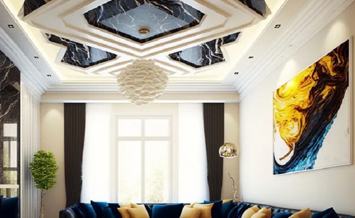 Coffered Ceiling POP Design