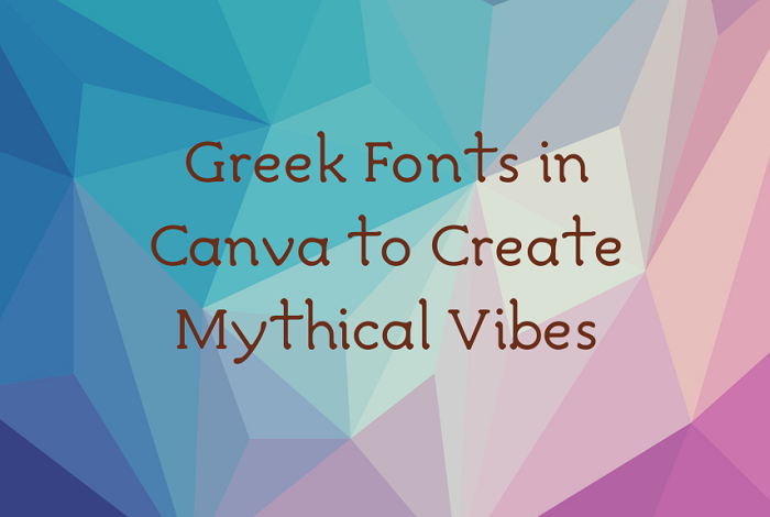 Greek Letters and Mythology Inspired Name Style