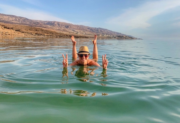 The Dead Sea is So Salty You Can Float Without Trying