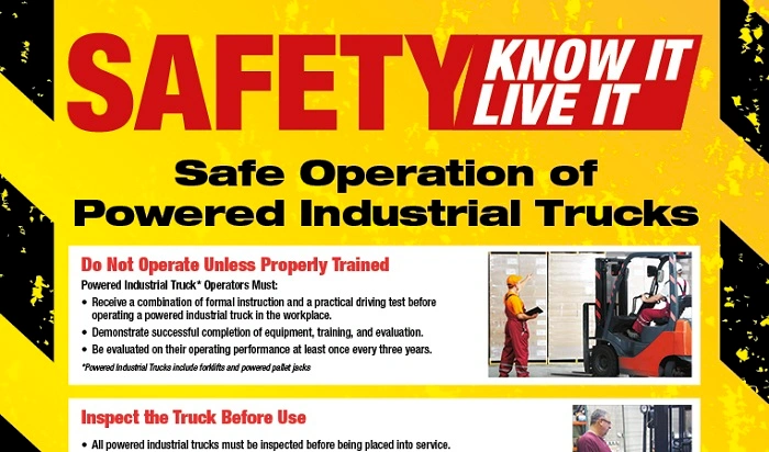 Safety Training Poster 1